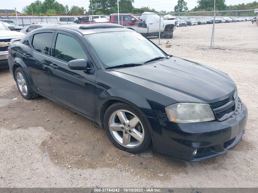 2013 DODGE AVENGER SXT - 1C3CDZCG3DN664109