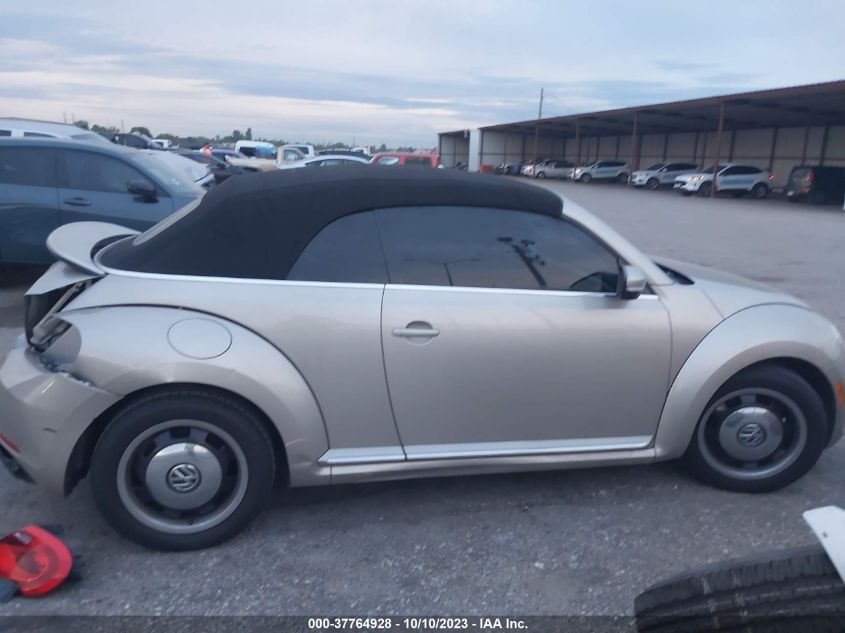 2015 VOLKSWAGEN BEETLE CONVERTIBLE 1.8T CLASSIC 3VW517AT8FM809253