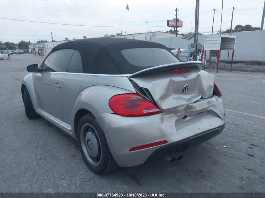 2015 VOLKSWAGEN BEETLE CONVERTIBLE 1.8T CLASSIC 3VW517AT8FM809253