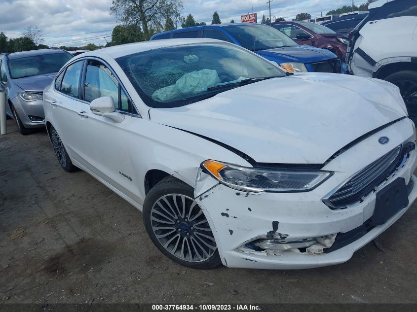 3FA6P0RU9JR247682 FORD FUSION HYBRID TITANIUM/PLATINUM 2018