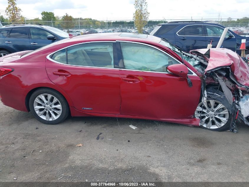 2013 LEXUS ES 300H HYBRID JTHBW1GG7D2024479