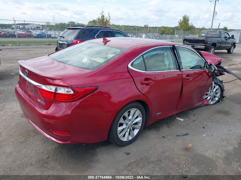 2013 LEXUS ES 300H HYBRID JTHBW1GG7D2024479