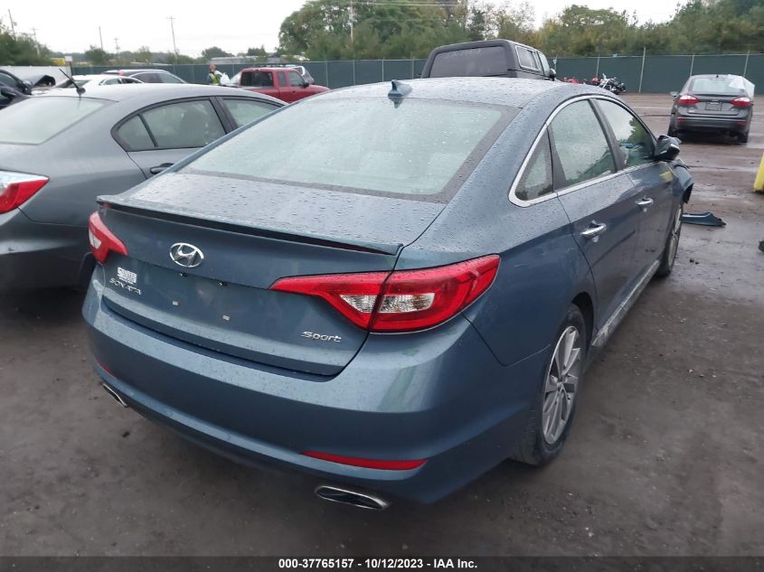 2015 HYUNDAI SONATA 2.4L SPORT - 5NPE34AF7FH235787