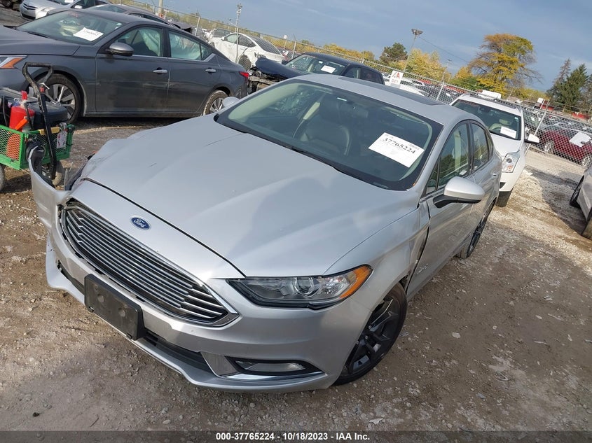 VIN 3FA6P0LU0JR103530 2018 FORD FUSION HYBRID SE