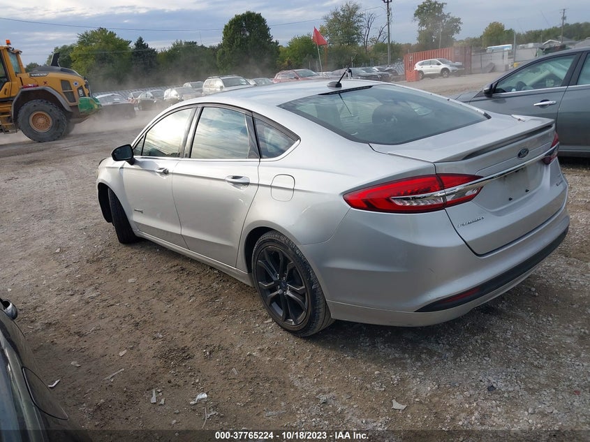 VIN 3FA6P0LU0JR103530 2018 FORD FUSION HYBRID SE