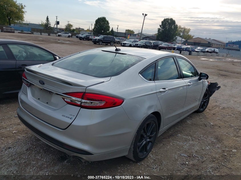 VIN 3FA6P0LU0JR103530 2018 FORD FUSION HYBRID SE