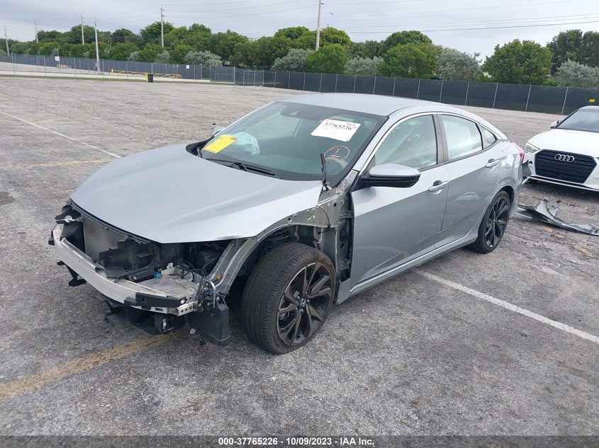 VIN 19XFC2F86LE020842 2020 HONDA CIVIC SEDAN SPORT