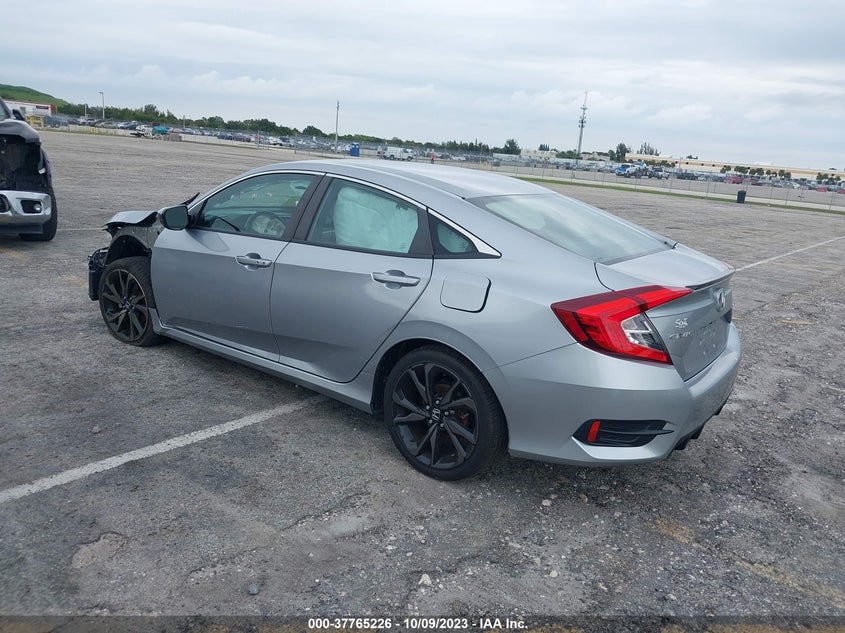 VIN 19XFC2F86LE020842 2020 HONDA CIVIC SEDAN SPORT