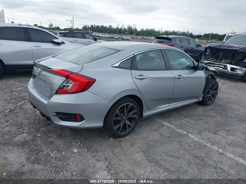 VIN 19XFC2F86LE020842 2020 HONDA CIVIC SEDAN SPORT