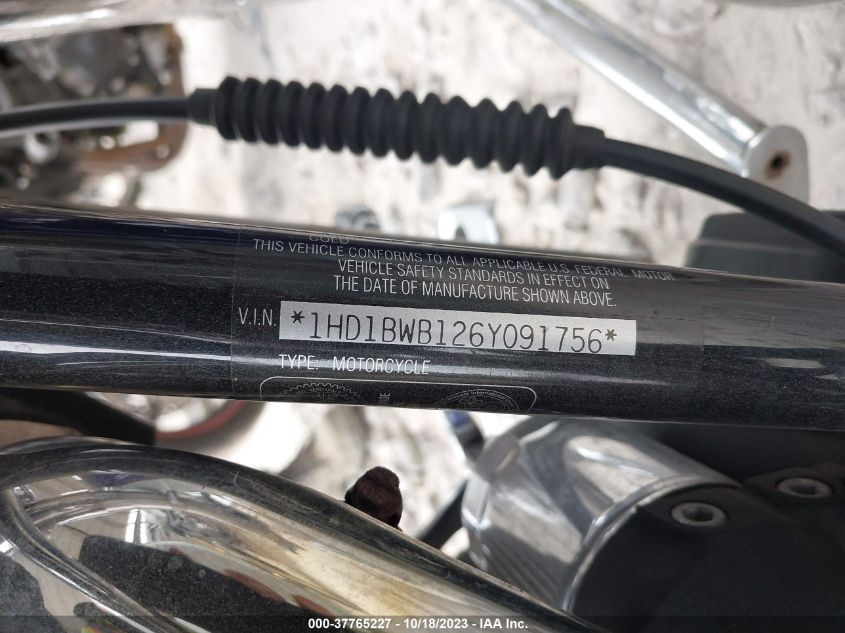 2006 HARLEY-DAVIDSON FLSTCI 1HD1BWB126Y091756