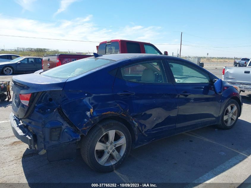2013 HYUNDAI ELANTRA GLS - KMHDH4AE6DU713409