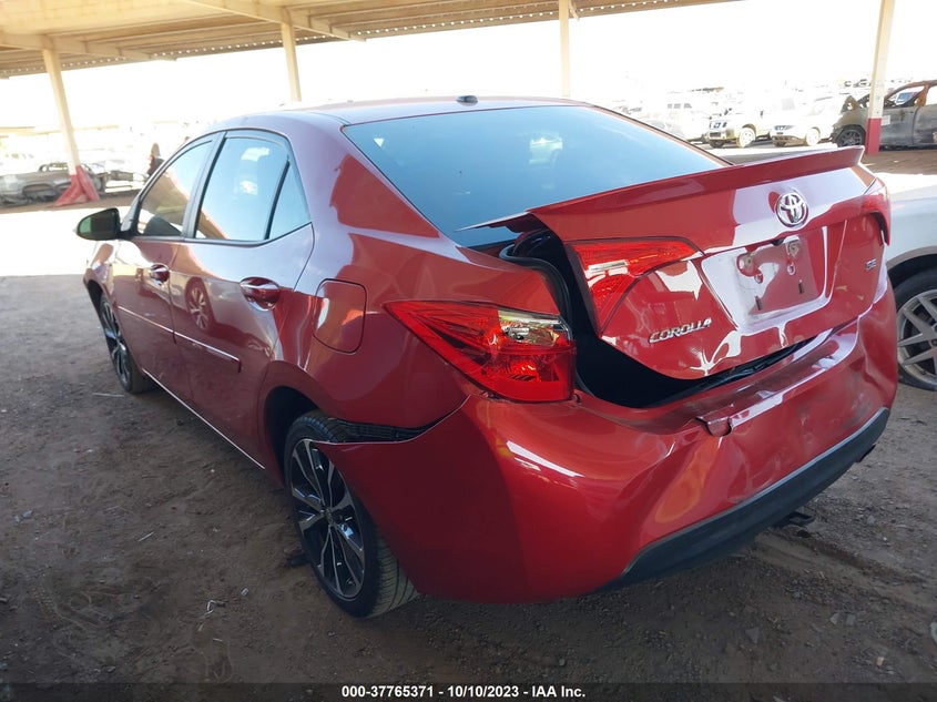 VIN 2T1BURHEXJC016697 2018 TOYOTA COROLLA L/LE/XLE/SE/XSE