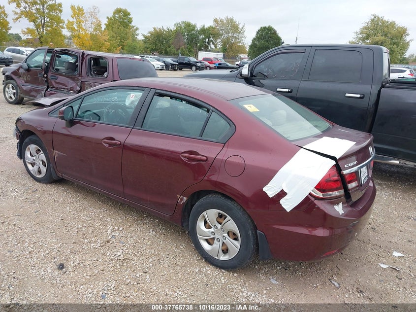 2013 HONDA CIVIC VIN: 19XFB2F52DE065349