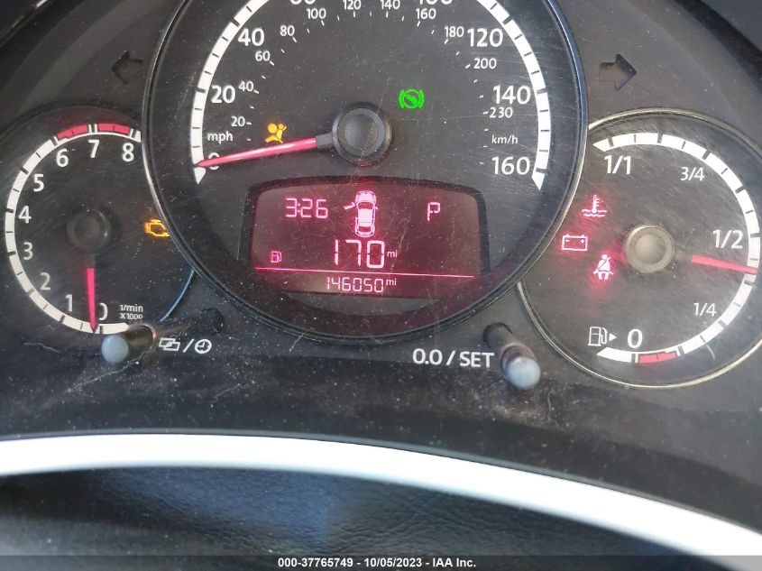 2013 VOLKSWAGEN BEETLE COUPE 2.5L 3VWJP7AT0DM606027