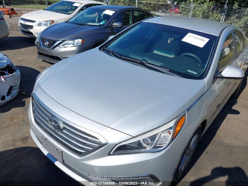 2015 HYUNDAI SONATA 2.4L SE - 5NPE24AF6FH003409