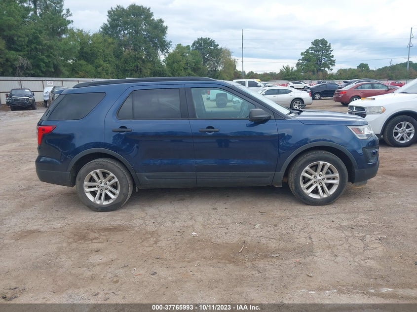 VIN 1FM5K7B83HGA87001 2017 FORD EXPLORER BASE