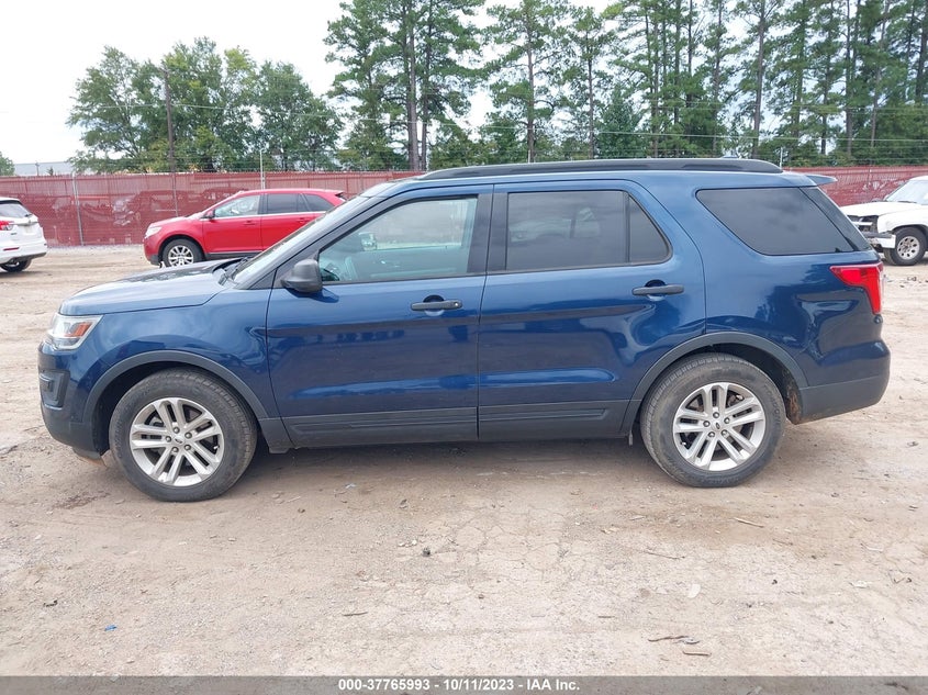 VIN 1FM5K7B83HGA87001 2017 FORD EXPLORER BASE