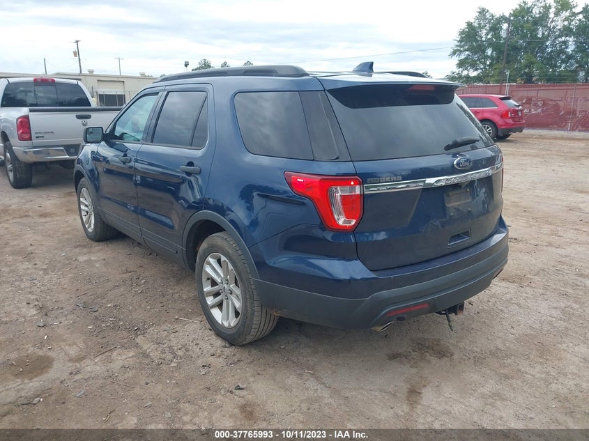 VIN 1FM5K7B83HGA87001 2017 FORD EXPLORER BASE
