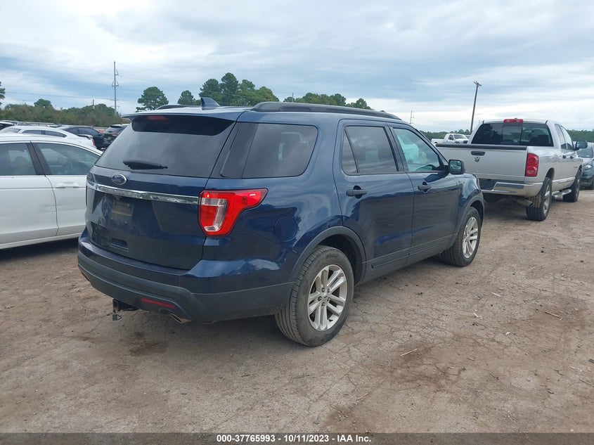 VIN 1FM5K7B83HGA87001 2017 FORD EXPLORER BASE