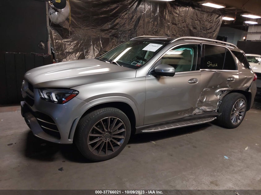 VIN 4JGFB4KB6NA744130 2022 MERCEDES-BENZ GLE GLE 350