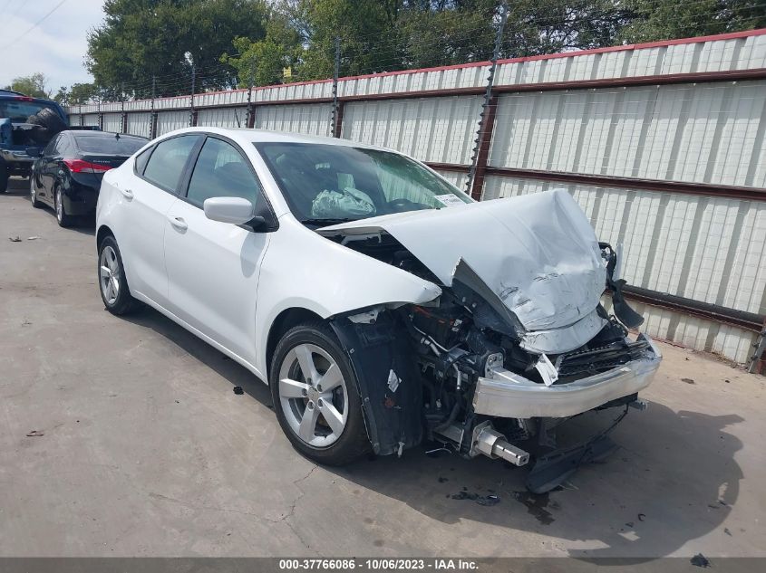 Lot #2541533022 2016 DODGE DART SXT salvage car