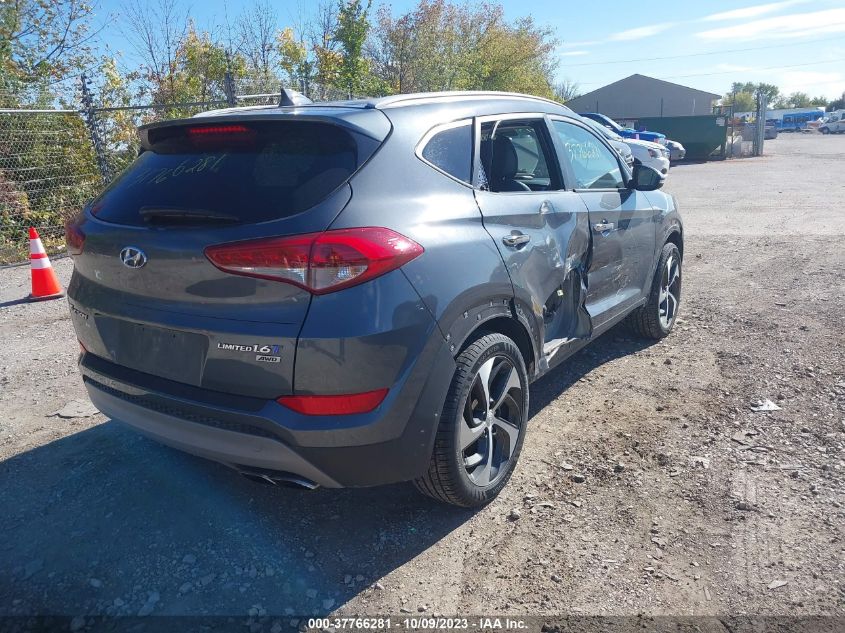 2017 HYUNDAI TUCSON LIMITED - KM8J3CA25HU381745