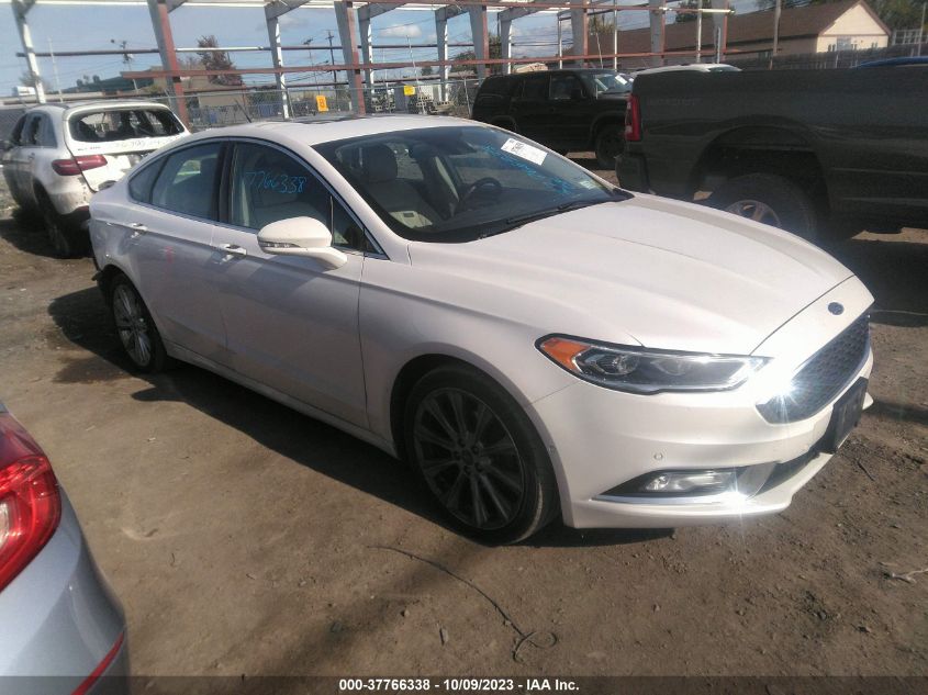 2017 FORD FUSION TITANIUM/PLATINUM - 3FA6P0D90HR142588