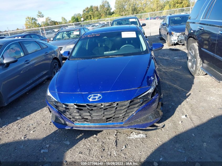 2022 HYUNDAI ELANTRA HYBRID LIMITED - KMHLN4AJXNU032155