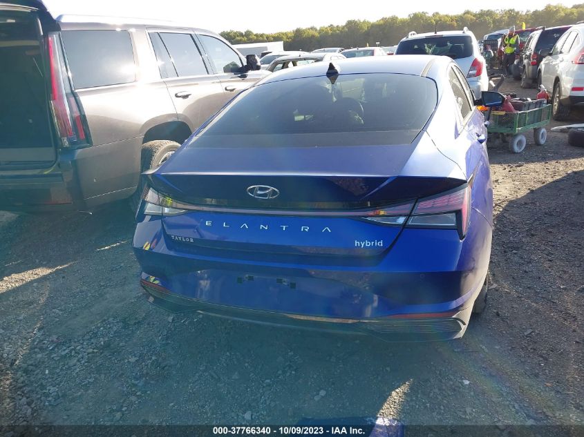 2022 HYUNDAI ELANTRA HYBRID LIMITED - KMHLN4AJXNU032155