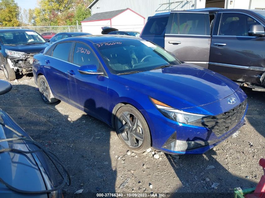 2022 HYUNDAI ELANTRA HYBRID LIMITED - KMHLN4AJXNU032155