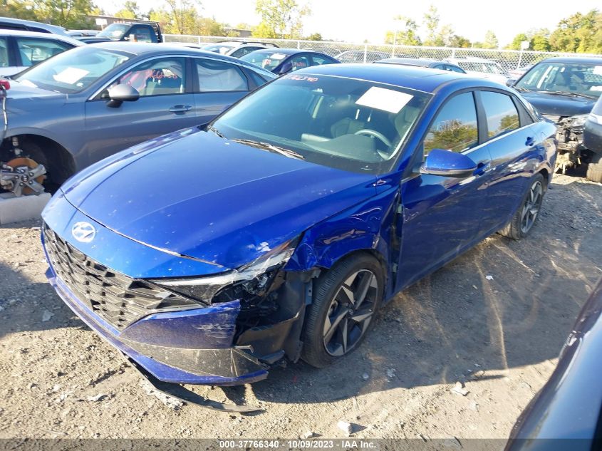 2022 HYUNDAI ELANTRA HYBRID LIMITED - KMHLN4AJXNU032155