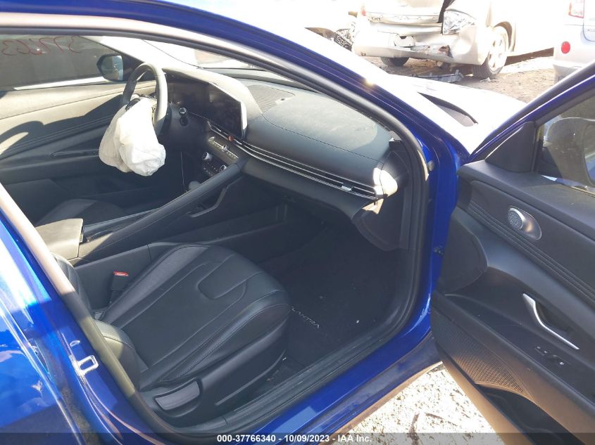 2022 HYUNDAI ELANTRA HYBRID LIMITED - KMHLN4AJXNU032155