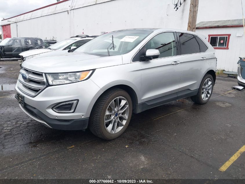 VIN 2FMPK4K81HBB42043 2017 FORD EDGE TITANIUM