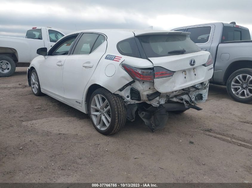 2014 LEXUS CT 200H HYBRID - JTHKD5BH3E2206811