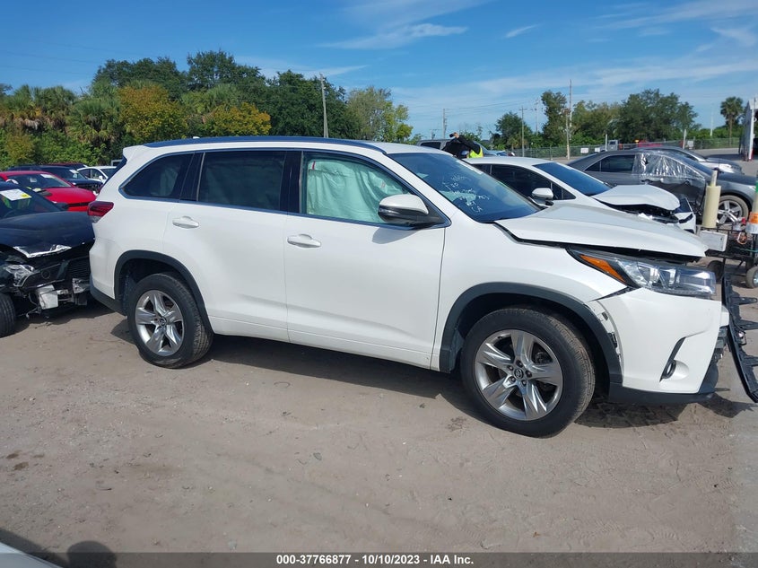 VIN 5TDYZRFHXHS217963 2017 TOYOTA HIGHLANDER LIMITED/LTD PLATINUM