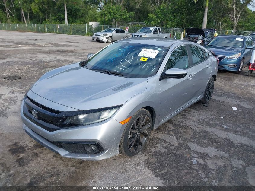 VIN 2HGFC2F80KH564175 2019 HONDA CIVIC SEDAN SPORT