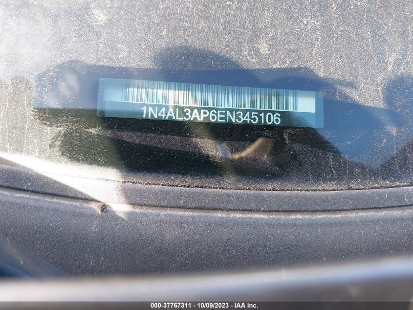 2014 NISSAN ALTIMA 2.5 S - 1N4AL3AP6EN345106
