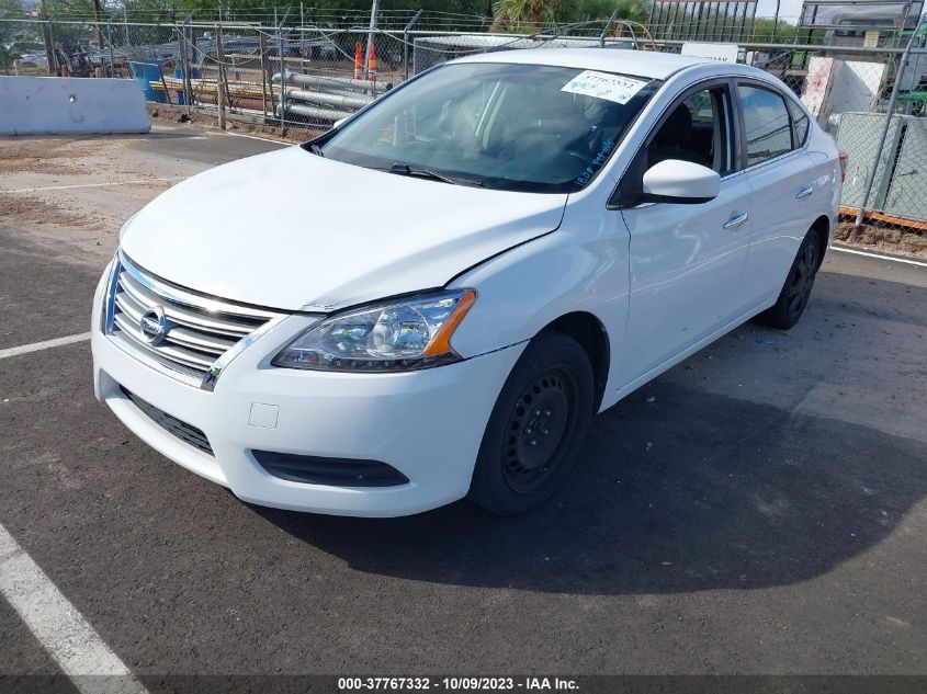 2015 NISSAN SENTRA SR/SL/S/SV/FE+ S - 3N1AB7APXFY238975
