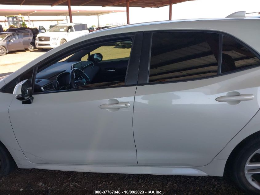 2019 TOYOTA COROLLA HATCHBACK SE/XSE JTNK4RBE0K3023236
