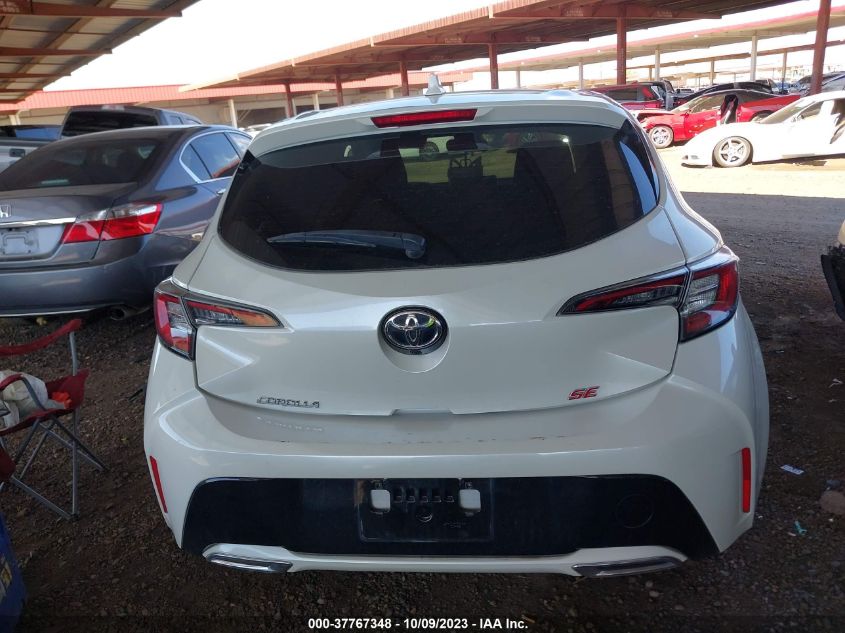 2019 TOYOTA COROLLA HATCHBACK SE/XSE JTNK4RBE0K3023236