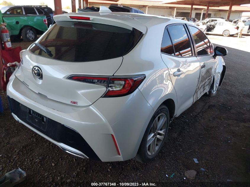 2019 TOYOTA COROLLA HATCHBACK SE/XSE JTNK4RBE0K3023236