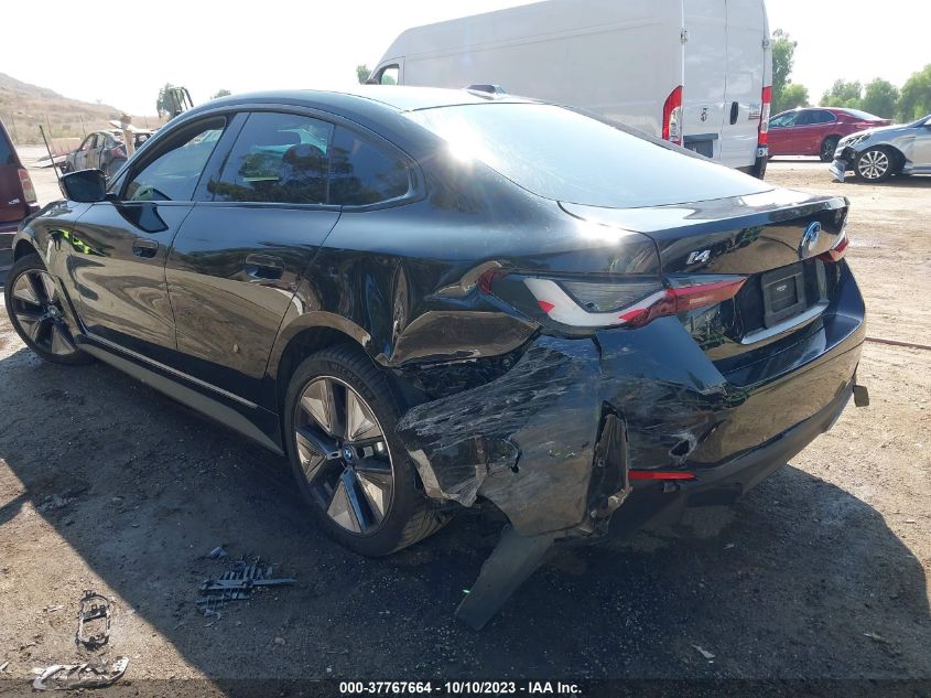 2023 BMW I4 EDRIVE35 WBY43AW03PFP83696