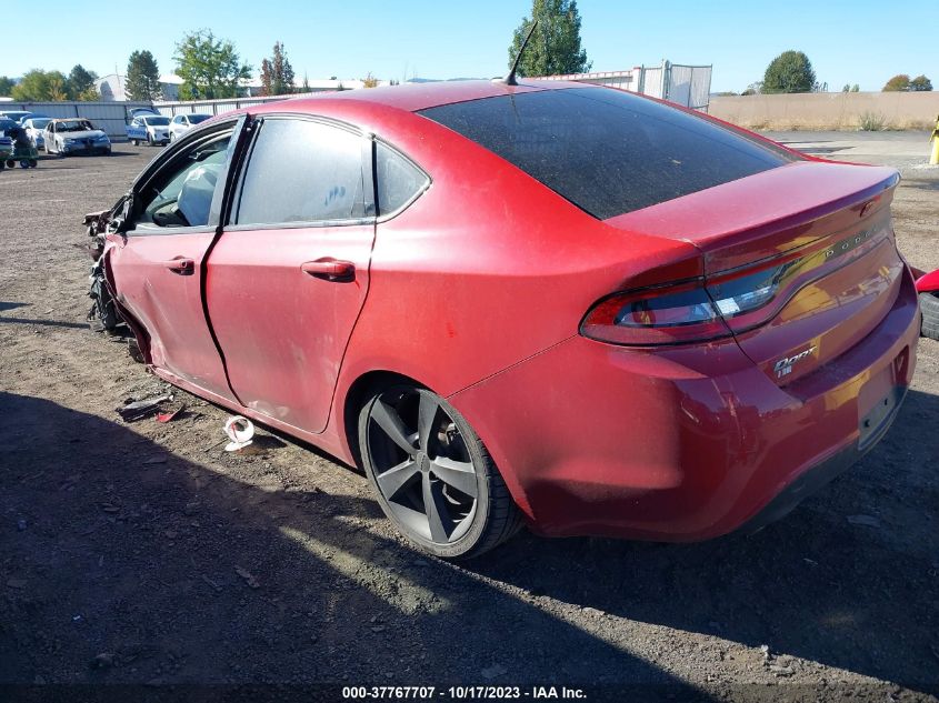 2016 DODGE DART SXT - 1C3CDFBB3GD653237