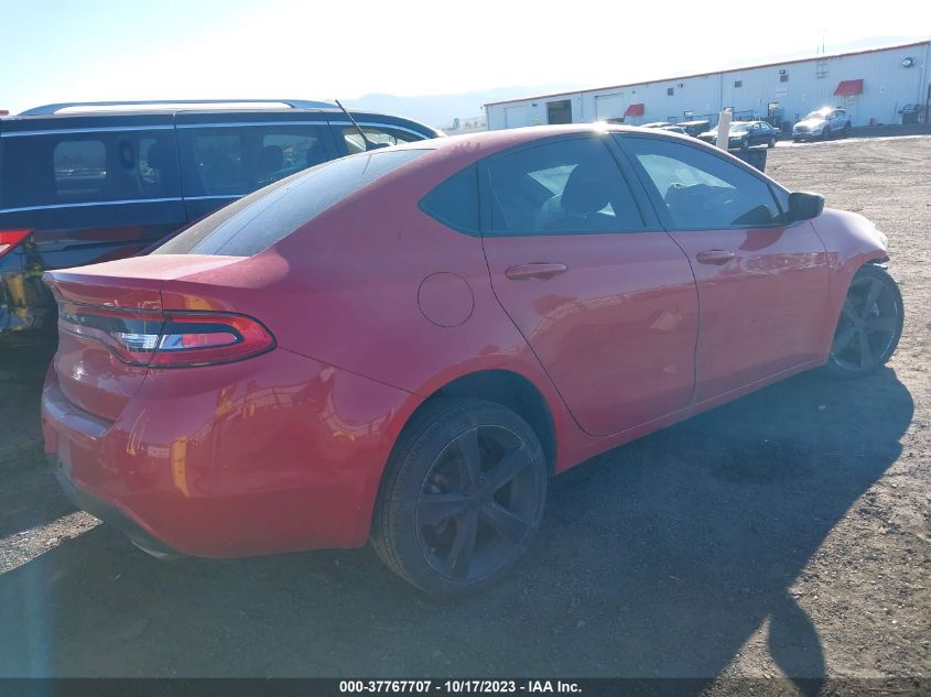 2016 DODGE DART SXT - 1C3CDFBB3GD653237