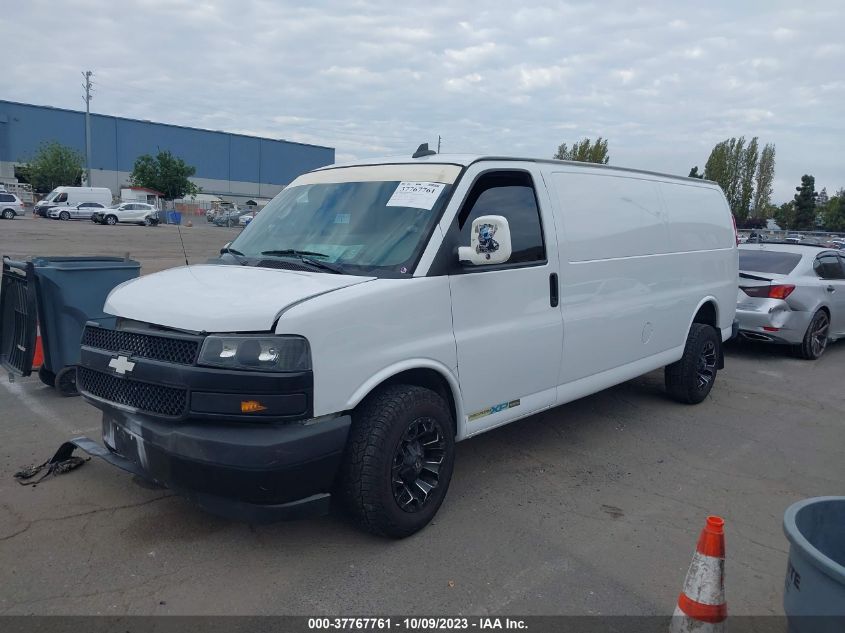 2018 CHEVROLET EXPRESS 3500 WORK VAN 1GCZGHFG5J1319749