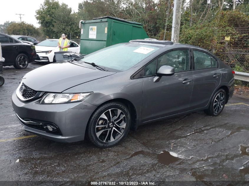 2013 HONDA CIVIC SDN EX-L - 19XFB2F94DE061984