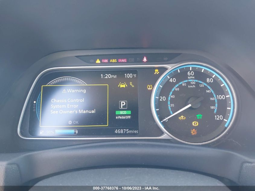 VIN 1N4BZ1CP3KC309479 2019 NISSAN LEAF SL PLUS