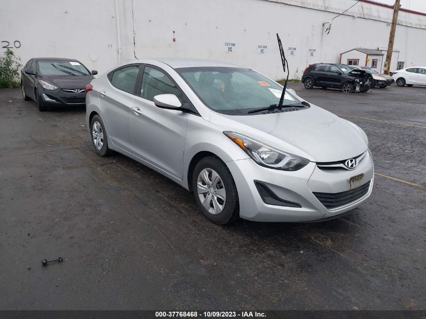 2016 HYUNDAI ELANTRA SE - 5NPDH4AE1GH696439