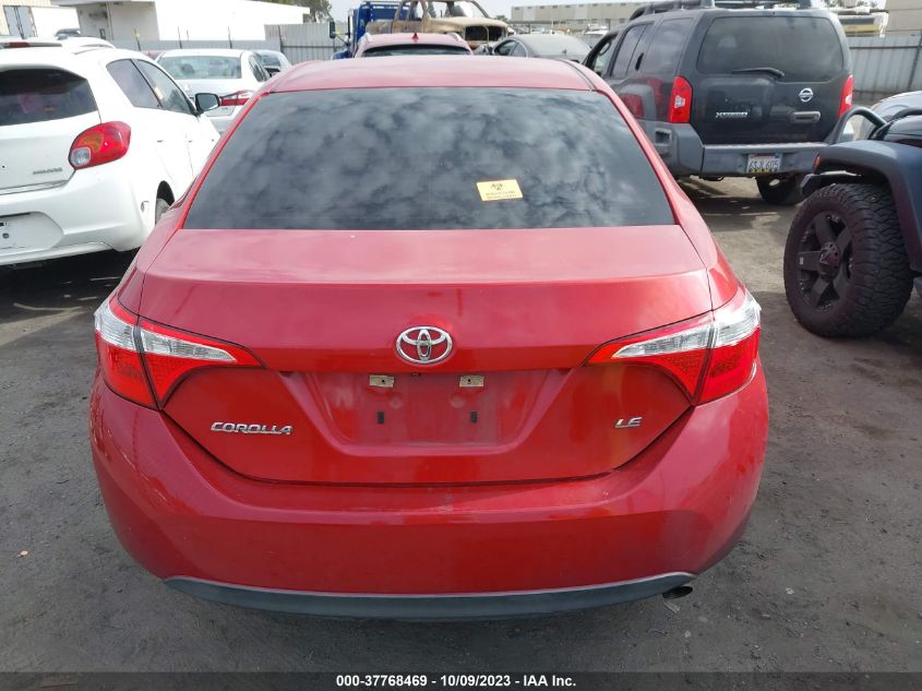 2015 TOYOTA COROLLA L/LE/S/S PLUS/LE PLUS - 5YFBURHEXFP183634