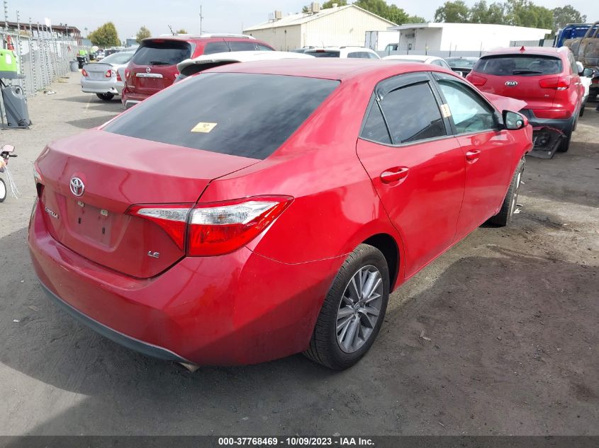 2015 TOYOTA COROLLA L/LE/S/S PLUS/LE PLUS - 5YFBURHEXFP183634